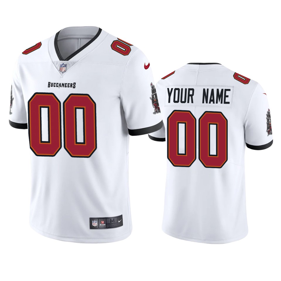 Men's Tampa Bay Buccaneers 2020 Active Player Custom White Vapor Untouchable Limited Stitched NFL Jersey